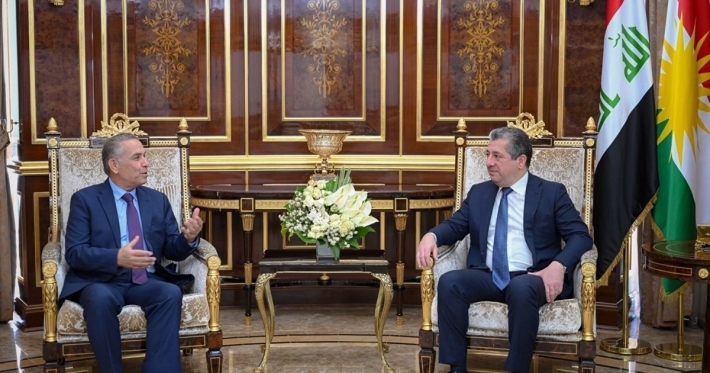 Serokê Hikûmeta Herêma Kurdistan, pêşwazî li Balyozê Yûnanîstanê kir