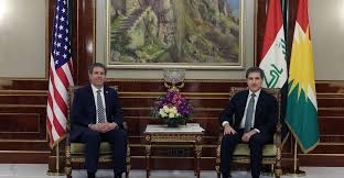 نيجيرفان بارزاني ونائب وزير الخارجية الأميركي يشددان على حصر السلاح بيد الدولة في العراق