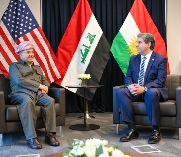 ســەرۆک مەسعود بارزانی لەگەڵ بەڕێز مایکل ڕیگەس جێگری وەزیری دەرەوەی ئەمەریکا و شاندێکی باڵیۆزخانەی ئەمریکا لە عێراق کۆبووەوە.