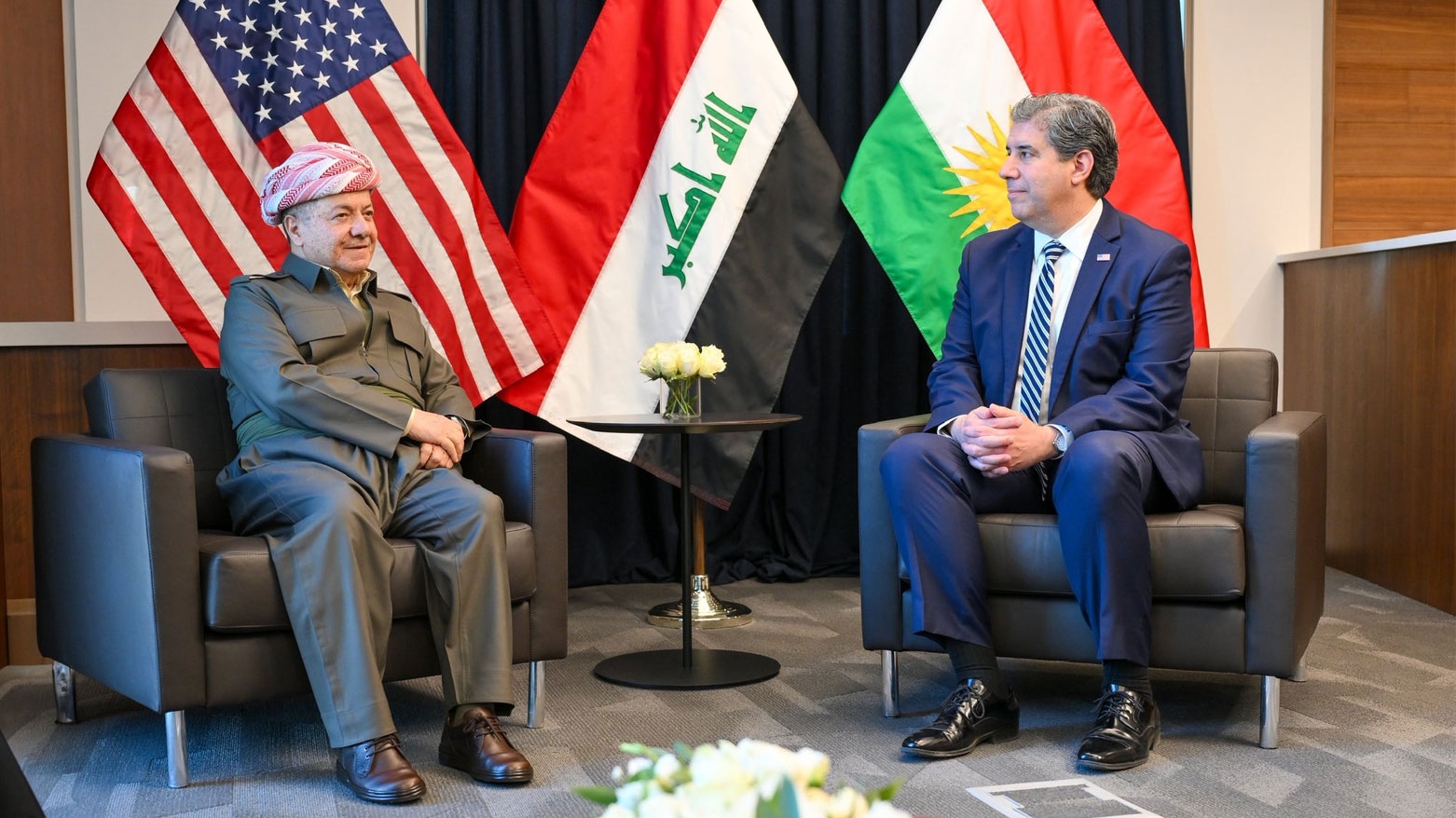 الرئيس بارزاني يجتمع مع نائب وزير الخارجية الأمريكي