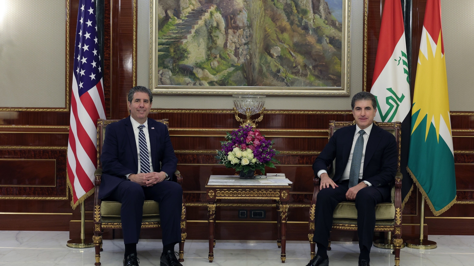 Nêçîrvan Barzanî û Michael Rigas cezakirina bikerên êrîşa Kormorê tekez kir