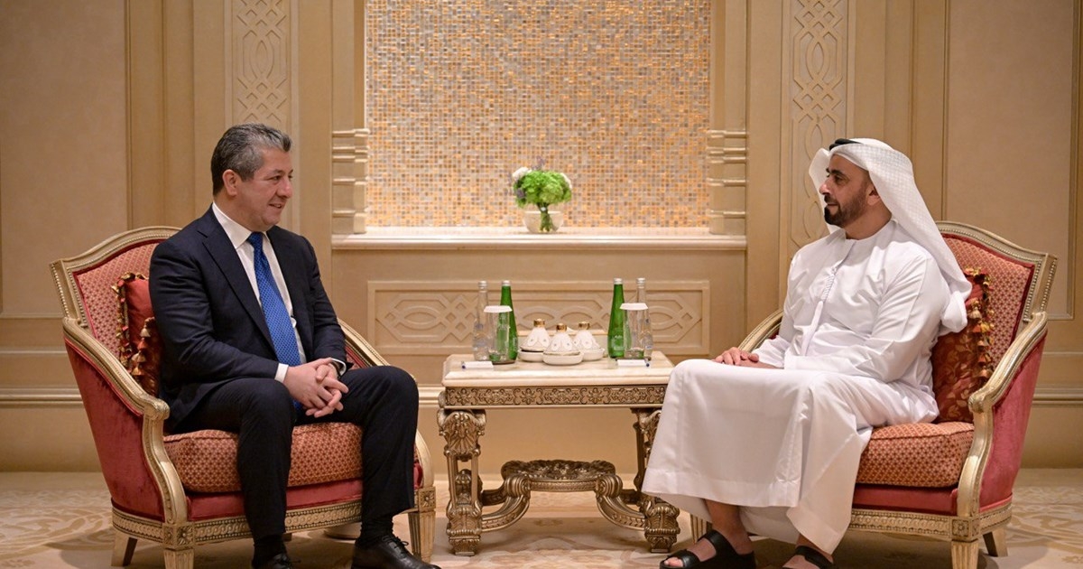 Prime Minister Barzani Meets UAE Deputy Prime Minister and Minister of Interior