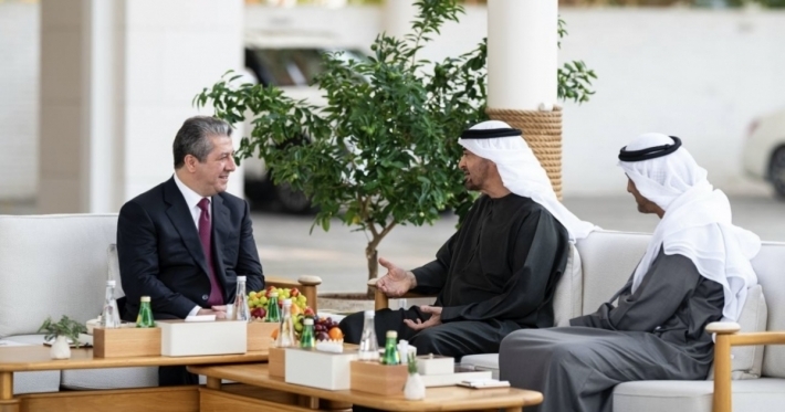 تجارة وصناعة أربيل: زيارة رئيس الحكومة مسرور بارزاني الى ابوظبي تعزز العلاقات التجارية بين كوردستان والإمارات