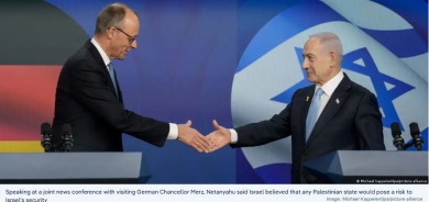 German Chancellor Backs Two-State Solution as Path to 