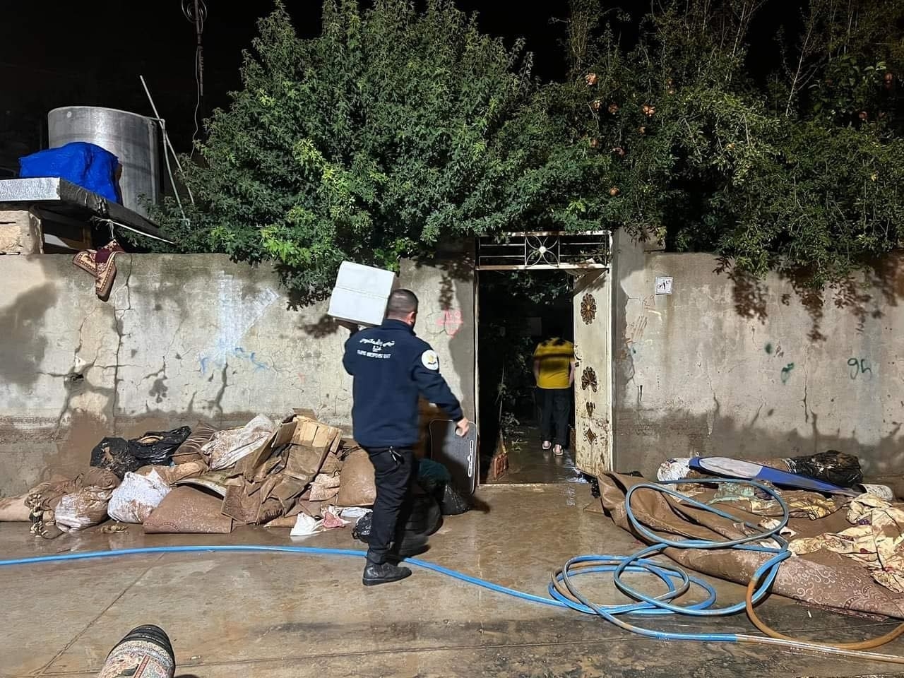 محافظة حلبجة تحذر المواطنين من احتمال جرف الأمطار لألغام نحو الطرقات