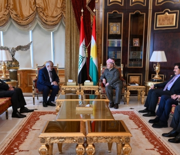 لە پیرمام، سەرۆک مەسعود بارزانی پێشوازی لە بەڕێز ئیسماعیل ئەلعزاوی سەرۆکی حزبی (حرکة العدل والإحسان)ـی عێراقی و شاندێکی یاوەری کرد.