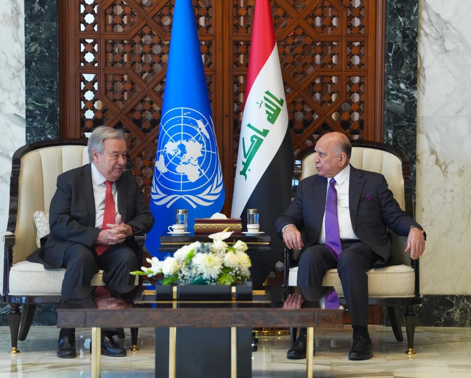 الأمين العام للأمم المتحدة أنطونيو غوتيريش في بغداد