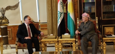President Barzani Receives Former Iraqi Deputy Prime Minister Rafi al-Issawi