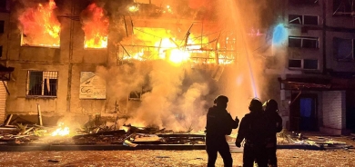 هێرشێکی بەرفراوانی فڕۆکەی بێفڕۆکەوان و مووشەکی ڕووسی بۆ سەر ئۆکرانیا