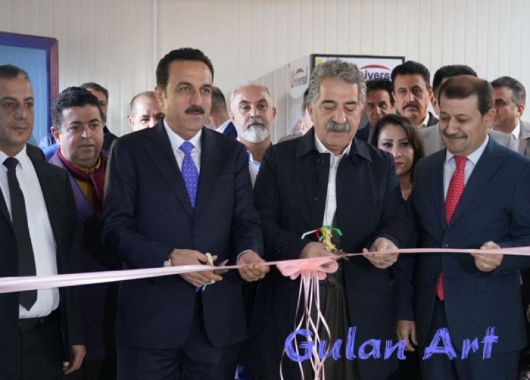 هونەرمەند (محەمەد فەتاح) پێشانگەیەكی تایبەتی شێوەكاری كردەوە