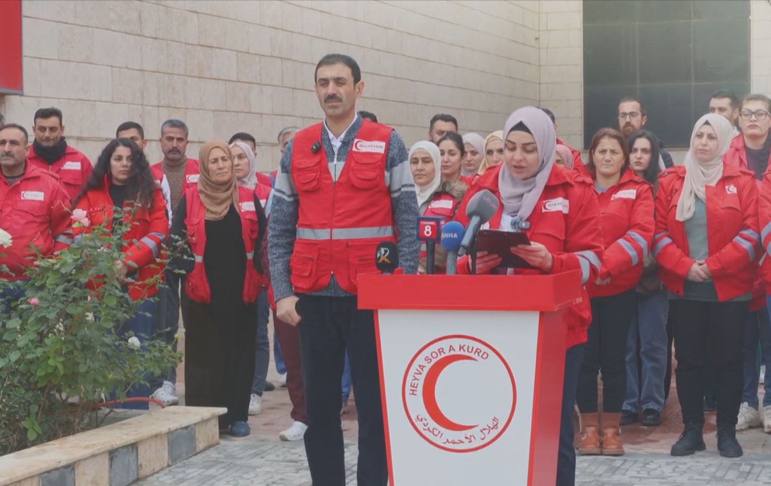 الهلال الأحمر الكوردي: مستعدون لتقديم المساعدة للمتضررين من الفيضانات في جمجمال وغيرها