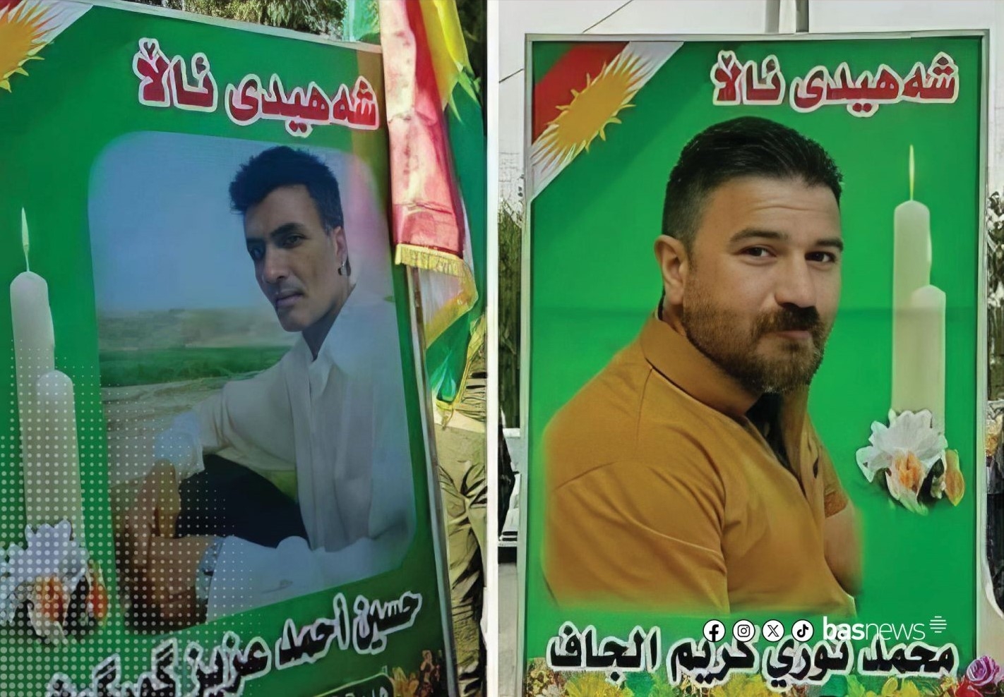 Li Xaneqînê roja Ala Kurdistanê û salvegera şehîdên alê bilind hatin ragirtin