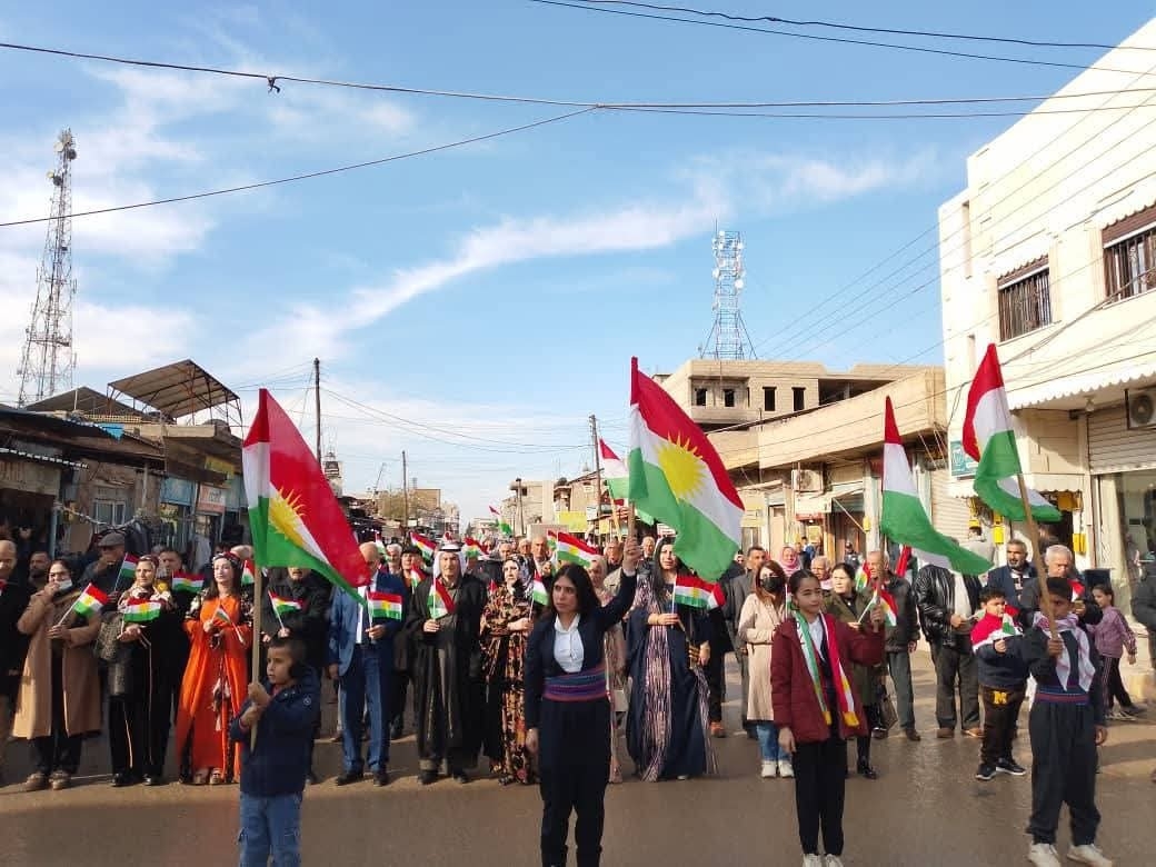 المجلس الوطني الكوردي يحيي يوم العلم الكوردستاني في غربي كوردستان