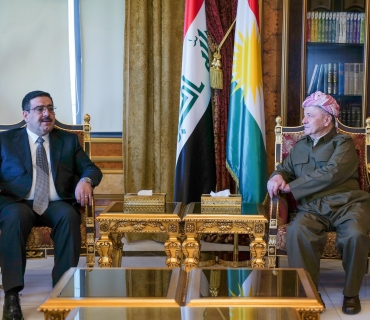 لە پیرمام، سەرۆک مەسعود بارزانی پێشوازی لە بەڕێز ئەسیر داود غەریری وەزیری بازرگانی عێراق کرد.