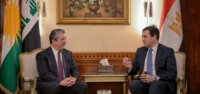 Prime Minister Masrour Barzani arrives in Egypt on an official visit