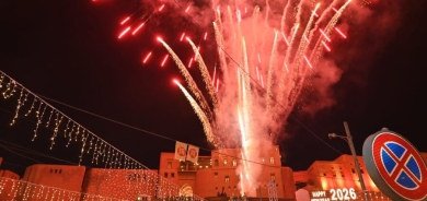 انطلاق فعاليات مهرجان رأس السنة في قلب أربيل