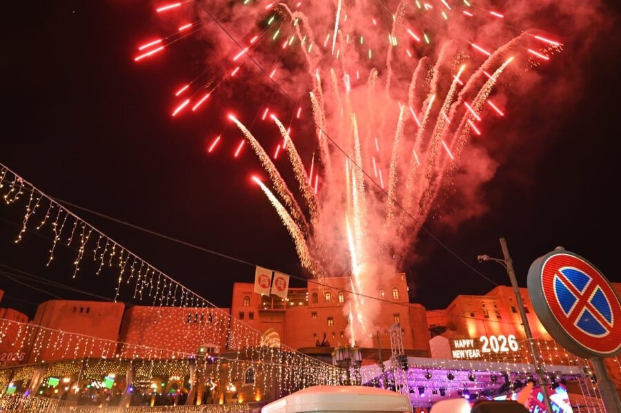 انطلاق فعاليات مهرجان رأس السنة في قلب أربيل