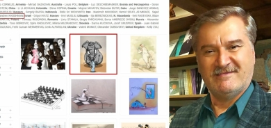 Hendirên Xoşnaw wekî yek ji 50 baştirîn karîkaturîstên cîhanê hat hilbijartin