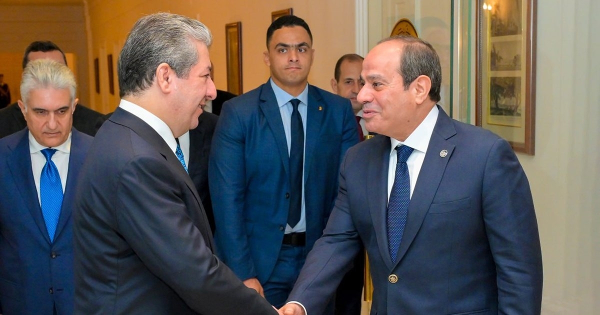 PM Barzani and El-Sisi Stress Joint Coordination to Enhance Regional Security