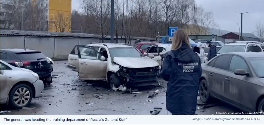 Senior Russian General Killed in Moscow Car Bombing