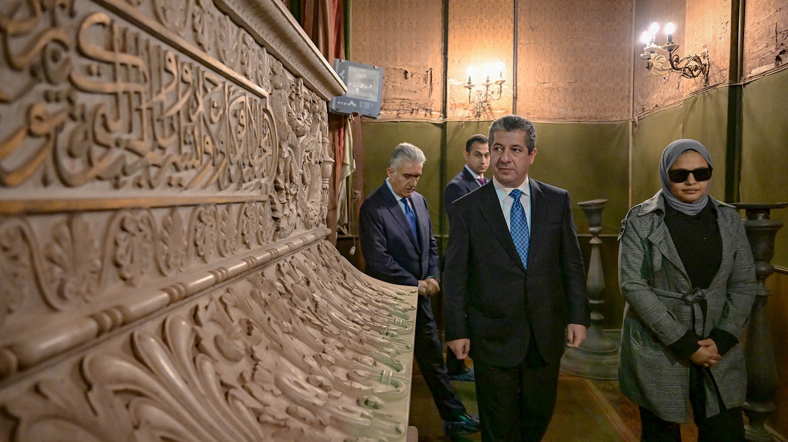 Serokwezîr Mesrûr Barzanî serdana Kela Selahedînê Eyûbî kir