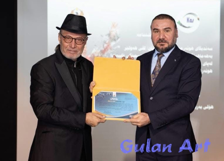 لە مەراسیمێكی تایبەتدا ڕێز لە هونەرمەند (وەلید مەعروف) نرا