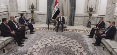 Şanda danûstandinkar a PDKê ligel Serokkomarê Iraqê civiya