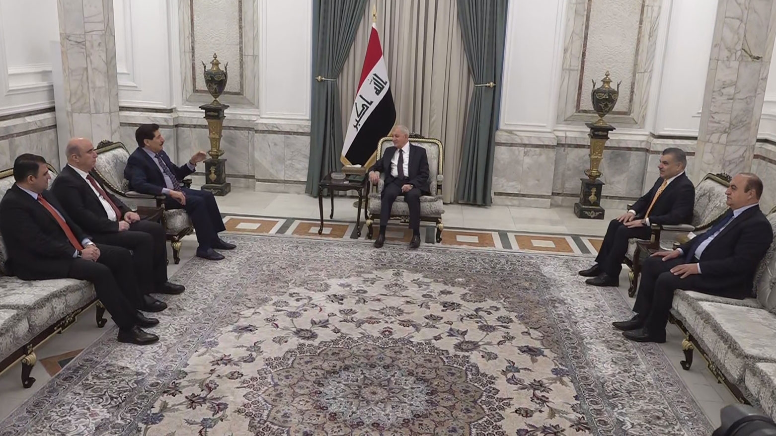 Şanda danûstandinkar a PDKê ligel Serokkomarê Iraqê civiya