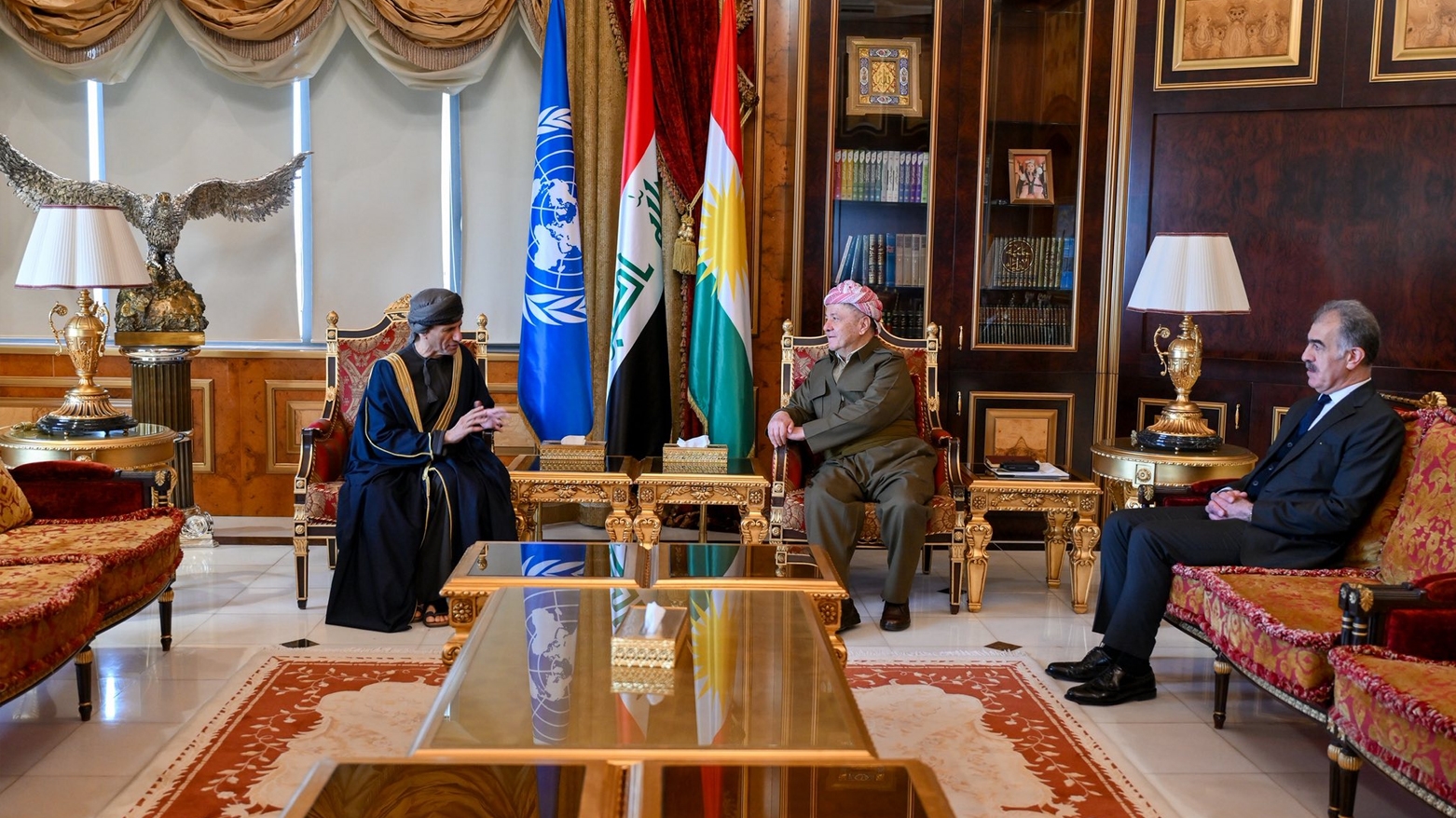 President Barzani Holds Farewell Meeting with UN Special Representative in Iraq
