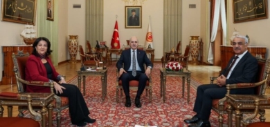 Şanda Dem Partiyê ya Îmraliyê bi Serokê Parlementoya Tirkiyeyê re civiya