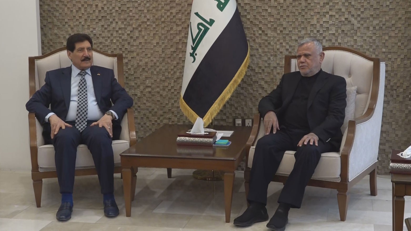 Şandeya PDKê li gel Serokê Hevpeymaniya Fetih civiya