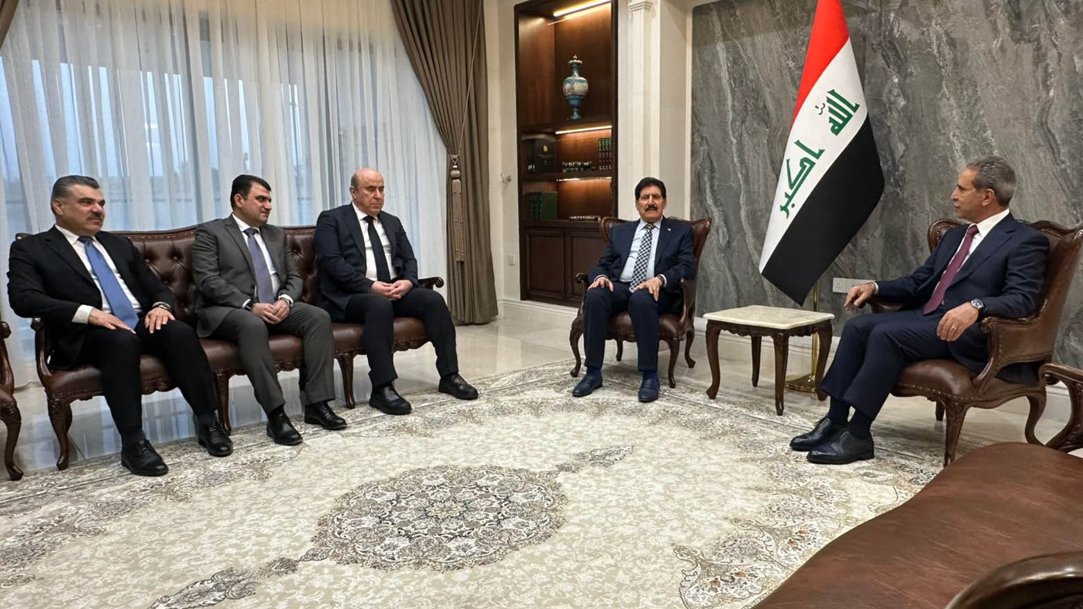 وفد الحزب الديمقراطي الكوردستاني يلتقي فائق زيدان