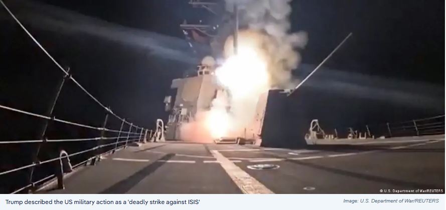 US Conducts Airstrike Against Islamic State Targets in Nigeria at Government's Request