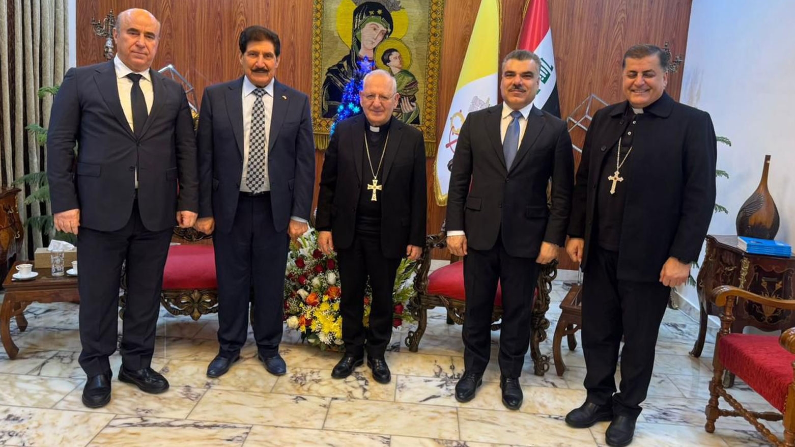 الكاردينال ساكو يستقبل وفد الحزب الديمقراطي الكوردستاني في بغداد