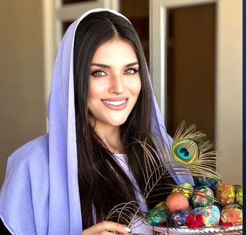 كوردية إيزدية ضمن قائمة أجمل 100 وجه في العالم