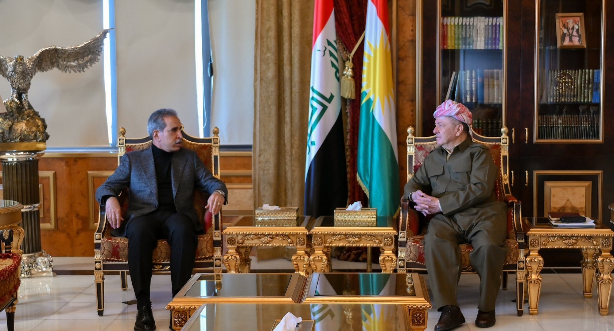 President Barzani Meets Iraq’s Top Judge to Discuss Political Process