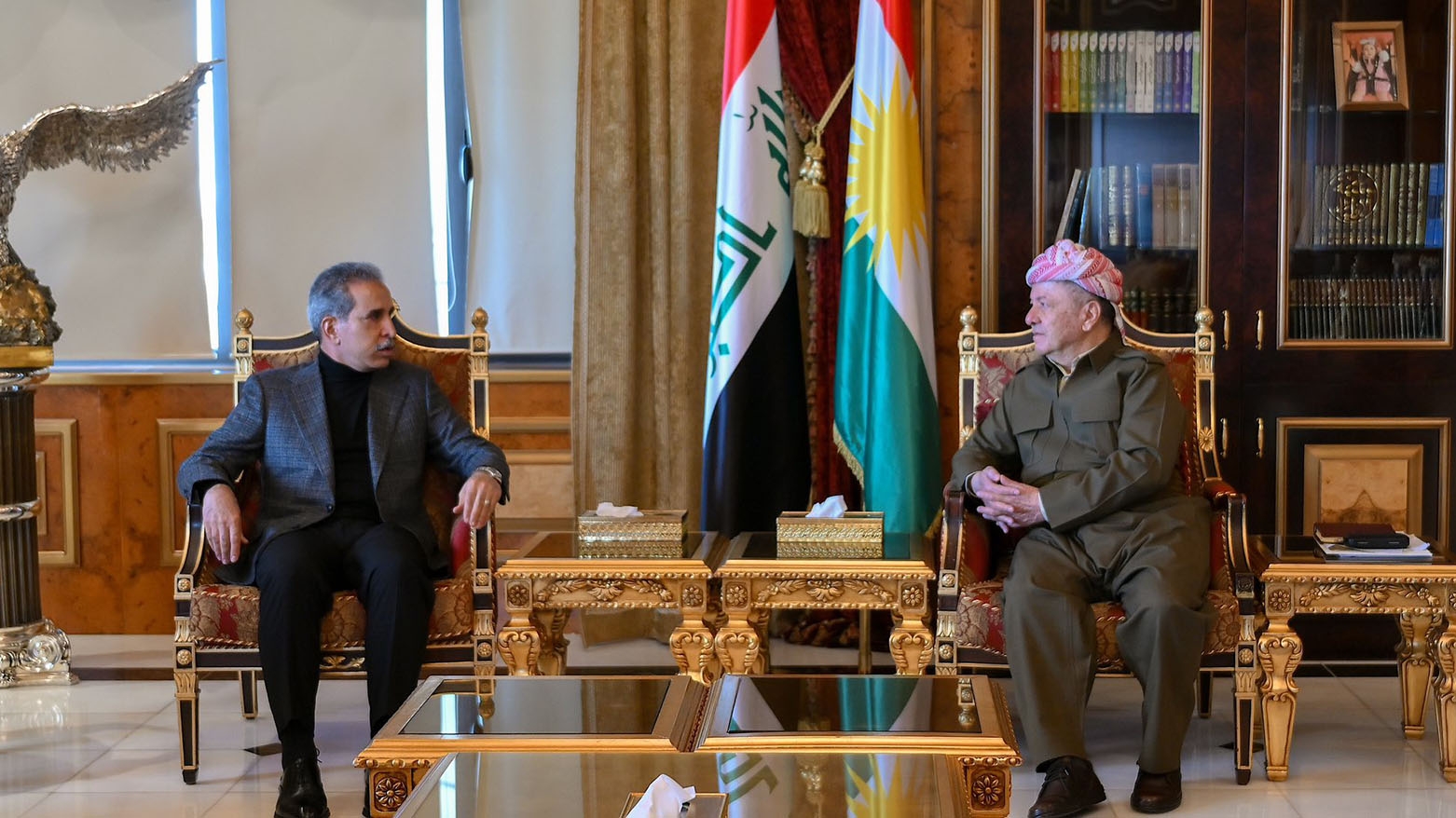 Serok Barzanî û Fayeq Zêdan rewşa siyasî ya Iraqê nîqaş kir