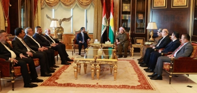 لە پیرمام سەرۆک مەسعود بارزانی پێشوازیی لە شاندێکی حزبی (حرکة الصادقون) بە سەرۆکایەتیی د. نعیم عبد یاسر، جێگری سکرتێری گشتیی حەرەکەی سادقوون کرد.