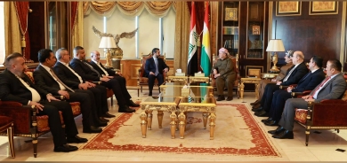 الرئيس بارزاني يستقبل وفداً من حركة الصادقون