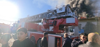 خسائر مادية دون إصابات بحريق في معمل لإنتاج الشيبس بالعاصمة أربيل