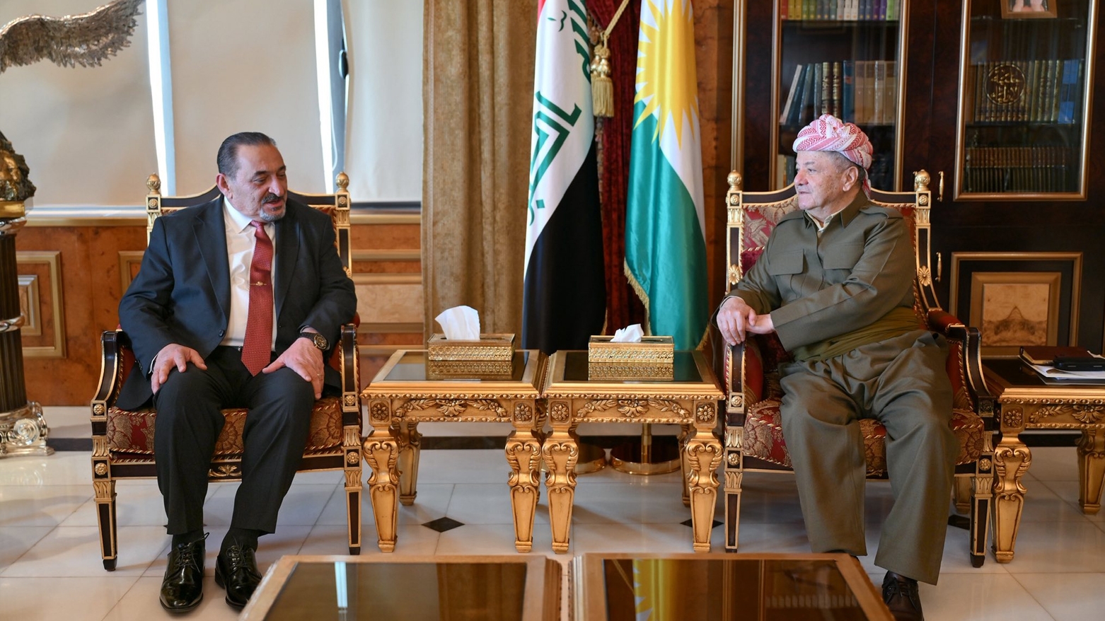 Serok Barzanî û Sam Dermo mijara pêkhateyan û rewşa siyasî gotûbêj kirin