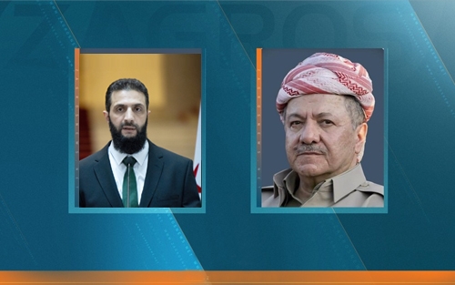 ئەحمەد شەرع پەیوەندی بە سەرۆک بارزانییەوە دەکات