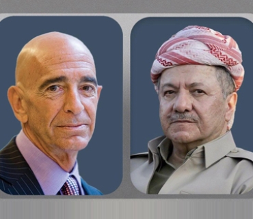 پەیوەندییەكی تەلەفۆنیی نێوان سەرۆك مەسعود بارزانی و بەڕێز تۆم باراك نێردەی تایبەتی سەرۆك ترامپ بۆ كاروباری سووریا و باڵیۆزی ئەمەریكا لە توركیا ئەنجام درا