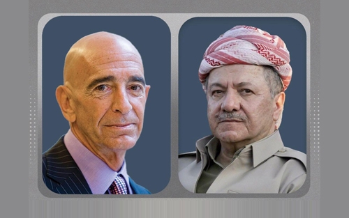 پەیوەندییەكی تەلەفۆنیی نێوان سەرۆك مەسعود بارزانی و بەڕێز تۆم باراك نێردەی تایبەتی سەرۆك ترامپ بۆ كاروباری سووریا و باڵیۆزی ئەمەریكا لە توركیا ئەنجام درا