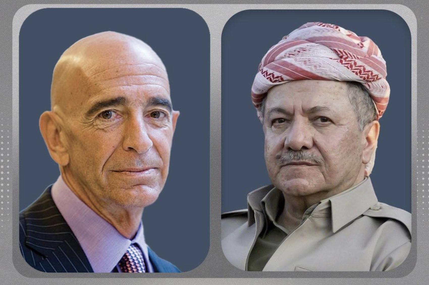Serok Barzanî û Tom Barrack rewşa Helebê gotûbêj kirin