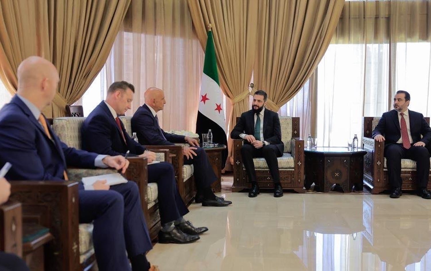 US Envoy Meets Syrian Interim President Amid Aleppo Clashes