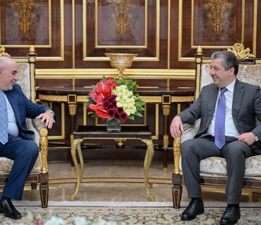 مەسرور بارزانی سەرۆکی حکوومەتی هەرێمی کوردستان ، پێشوازی لە باڵیۆز مەحموود فاروق یوسف ، کونسوڵی گشتیی میسر لە هەرێمی کوردستان کرد