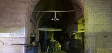 فرق الإطفاء تخمد حريقاً بسوق القيصري في أربيل وتمنع وقوع كارثة