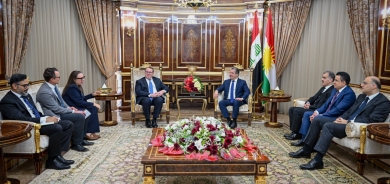 مەسرور بارزانی، سەرۆکی حکوومەتی هەرێمی کوردستان, پێشوازی لە جۆشوا هاریس، هەڵسوڕێنەری باڵیۆزخانەی ئەمەریکا لە عێراق کرد.