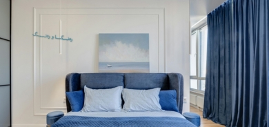 ڕەنگی شینی یاقووتی بۆ ماڵەكەت